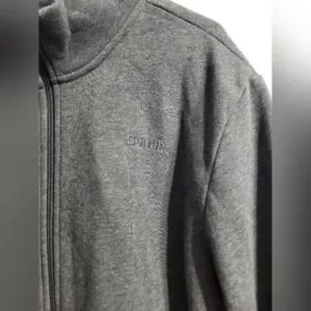 Bench Gray and Black Full-Zip Jacket - Picture 3 of 7